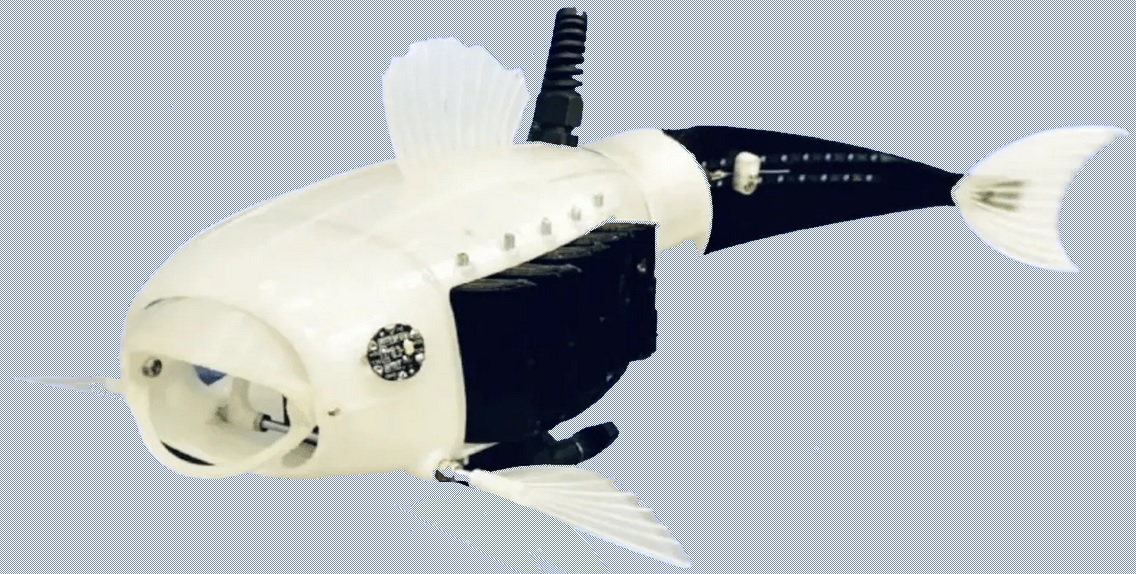 Напечатанная на 3D-принтере рыба-робот